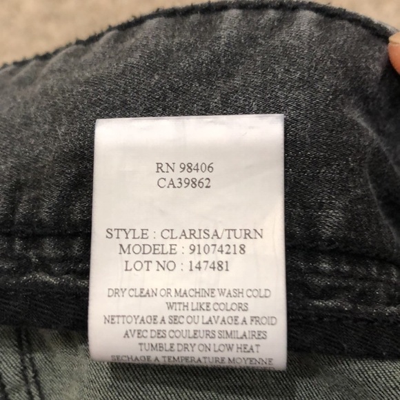 Theory Bootcut Jeans Size 10 Dark Gray - Picture 9 of 11